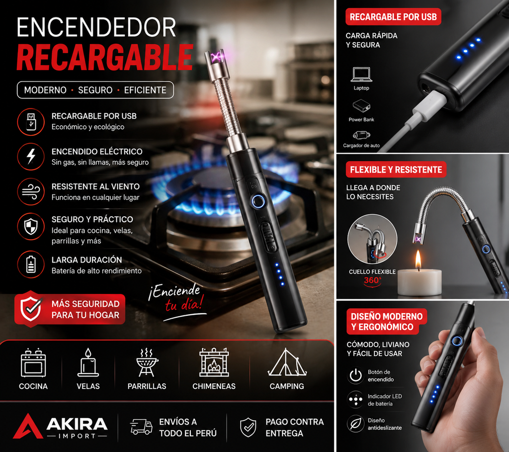 ENCENDEDOR RECARGABLE
